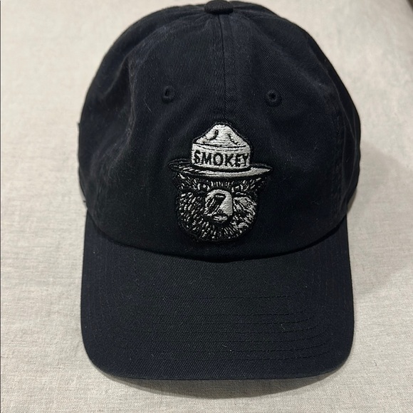 American Needle Smokey the Bear Black Hat - Picture 1 of 4